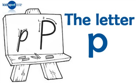 How to write: The letter p